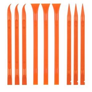 9 Pieces Plastic Scraper Tool Scratch Free Crevice Cleaning, tool multipurpose